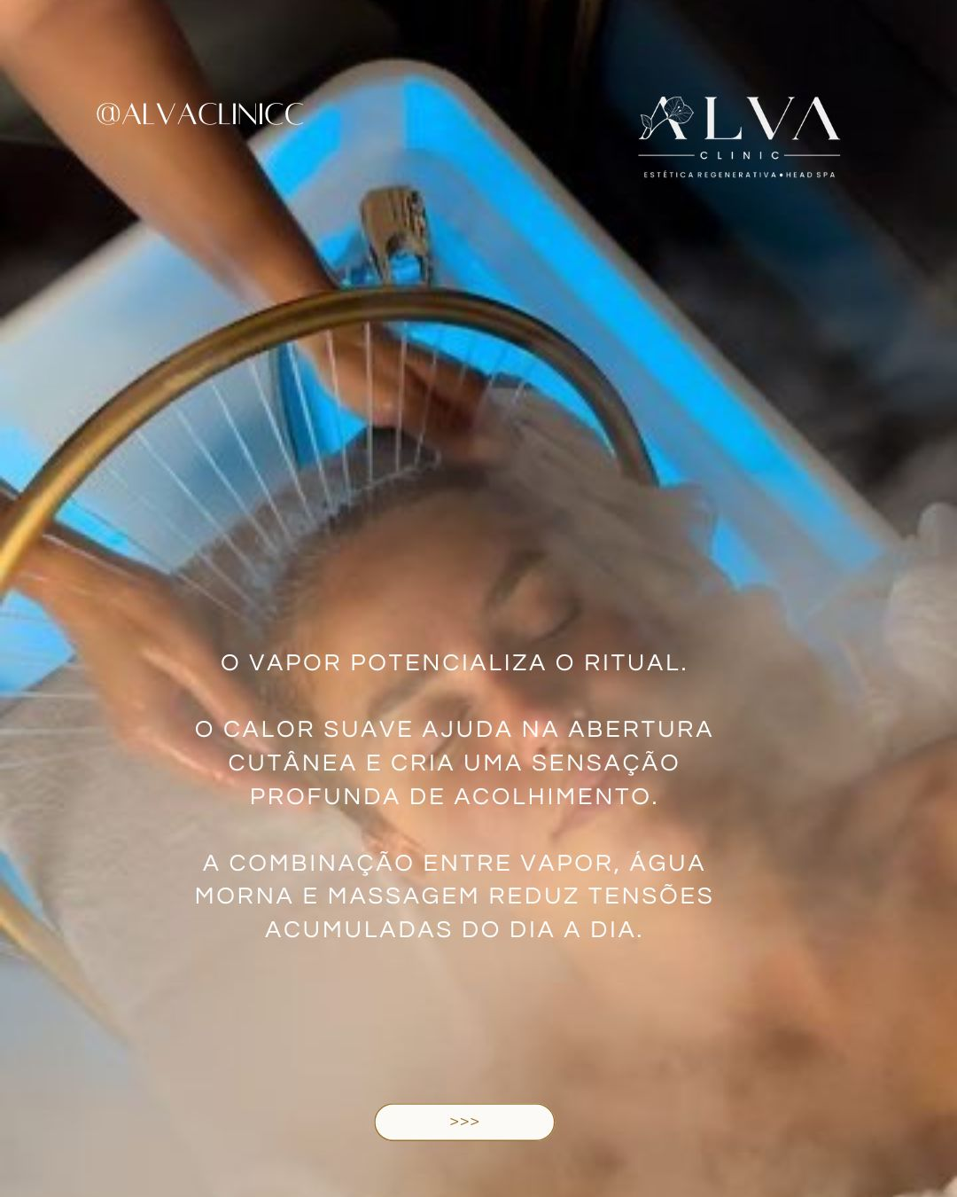 O vapor potencializa o ritual
